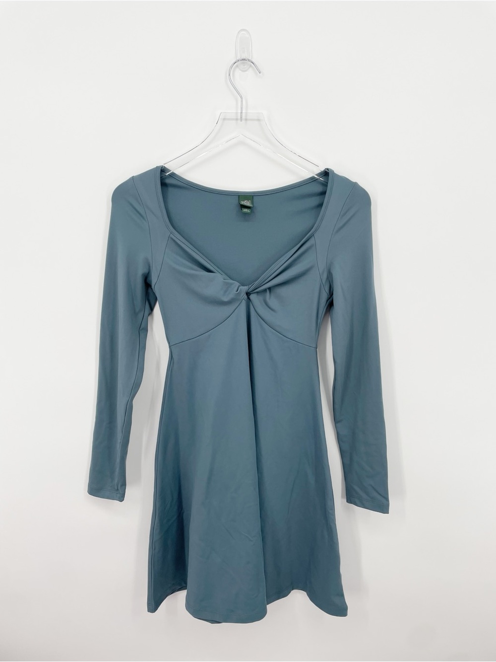 Wild Fable Blue Twist Tie Front Dress